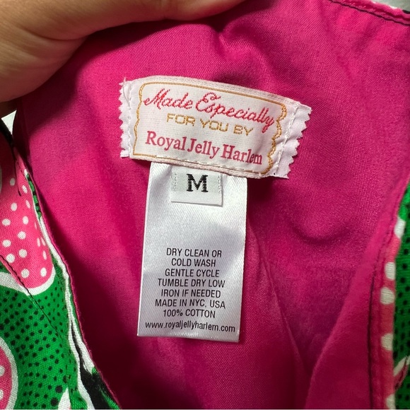 Royal Jelly Harlem Angeline Midi Dress in Emerald Camo - Picture 11 of 11